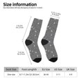 thumbnail image 2 of Honeii Airplane Routes Around The World Print Adult Socks,Crew Socks,Casual Calf Socks,Daily Wear Socks for Men & Women, Perfect for Sports, Casual and Everyday Use, 2 of 6