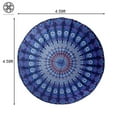 thumbnail image 2 of Luxtrada Mandala Tapestry Hippie Indian Round Mandala Beach Blanket Picnic Table Cover Spread Boho Gypsy Tablecloth Beach Towel Meditation Rug Circle Yoga Mat (Blue), 2 of 9