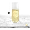 thumbnail image 3 of JumblWare 24 Pack Stemless Disposable Plastic Champagne Flutes 9 oz Recyclable Durable, 3 of 10