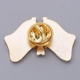 thumbnail image 4 of Country Model  Lapel Pin Badge for Backpack Bag Golden, 4 of 8