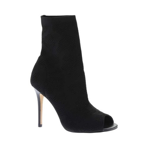 charles by charles david rebellious mesh-knit open-toe bootie