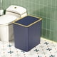 thumbnail image 4 of Cubo de basura, bote de basura, botes de basura para baño, inodoro doméstico con tapa, tiene botes de basura para sala de estar, cocina, dormitorio, botes de basura con agarraderas a presión, 4 of 6