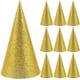 thumbnail image 1 of Sombrero de niño pequeño 12 Uds. Sombreros de papel de cono de cumpleaños sombreros de fiesta de cumpleaños para niños suministros de recuerdos de fiesta de cumpleaños niña dorada, 1 of 5