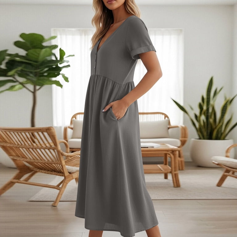 casual gauze dresses for women Organic Gauze Dress