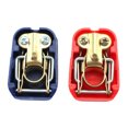 thumbnail image 4 of WRITWAA 2PCS Set Heavy Duty Battery Terminal Clamps Round Post Vehicle Maintenance Safety Connect, 4 of 8
