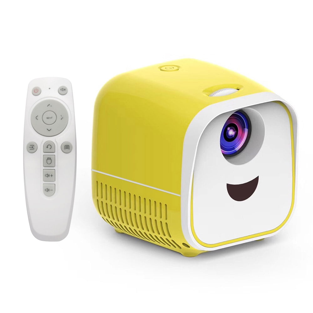 Mini LCD Projector Support 1080P Cute Kids Projector Children's LED