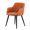 Orange, variant on A&B Home Furniture Modern Accent Chair Dining Chairs with Arm Seat Soft Back for Living Room Dining Room Kitchen Set of 2 Orange