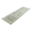 thumbnail image 5 of Taupe Floral Osh Chobi 3X8 Peshawar Oriental Runner Rug, 5 of 11