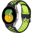thumbnail image 1 of Yanonmyfd Correa deportiva sin huecos compatible con Galaxy Watch 7/6/5/4 Band 40mm 44m/Galaxy Watch FE/Watch 6 4 Classic 43mm 47mm 42mm 46mm/Watch 5 Pro 45mm, pulseras de silicona suave de 20 mm, 1 of 17