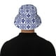 thumbnail image 5 of Balery Blue And White Porcelain Chinaware Sombreros para el sol para hombre y mujer, sombrero de pescador con UPF 50+, 5 of 6