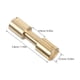 thumbnail image 2 of FELTECHELECTR 1Par Tornillos Para Mango De Cuchillo En Acero Inoxidable Dorado Para Reparación Y Uso Doméstico, 2 of 8