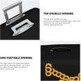 thumbnail image 6 of Sunflower Initial Name Y Black Luggage Cover Elastic Washable Stretch Suitcase Protector Anti-Scratch Travel Suitcase Cover for Kid and Adult M (Fit 22-24 inch suitcase), 6 of 6