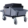 thumbnail image 3 of Elleree Rolling Shop Stools with Wheels,Rubber Cushion Storage Drawers Tray ,Heavy Duty Roller Creeper Mechanics Stool for Home DIY Garage Car Detail, 3 of 8