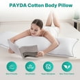 thumbnail image 2 of PAYDA Body Pillow for Adult Cooling Weighted Body Pillowsr Swan Design for Full Body Relaxation and Side Sleep Bliss（20"x54"), 2 of 6