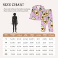thumbnail image 4 of Balery Different Avocados Conjunto de Pijama con Estampado para Mujer, Conjunto de Dos Piezas con Manga Larga, Ropa de Dormir Suave con Bolsillos, Pijamas Cómodos-Large, 4 of 7