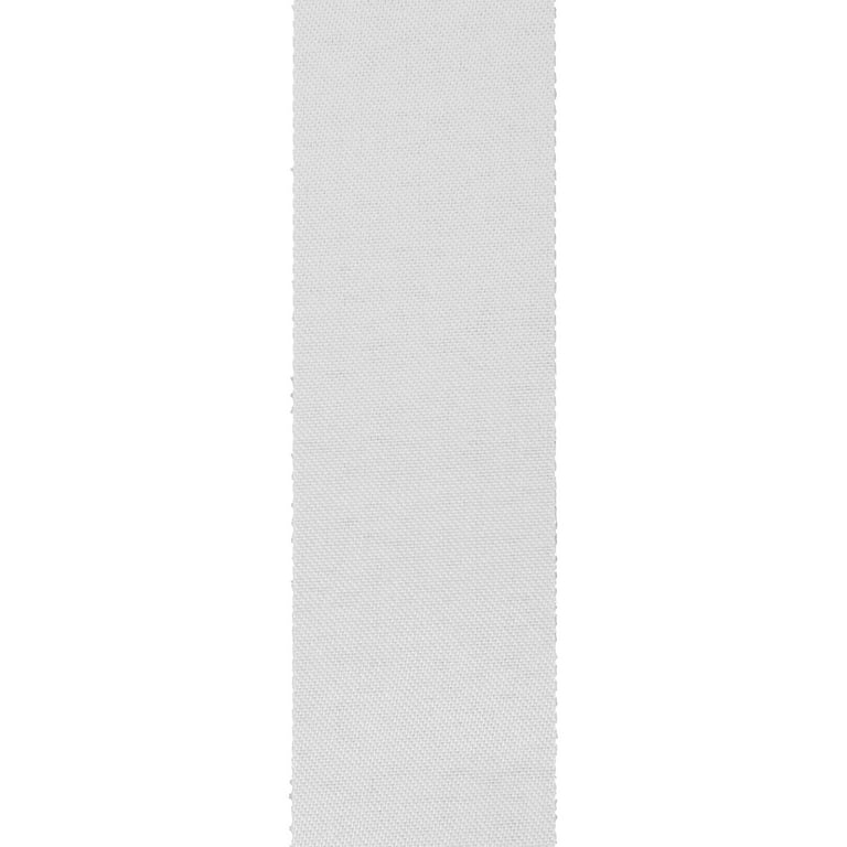 Offray Ribbon, White 1 1/2 inch Acetate Polyester Outdoor Offray Ribbon, White 1 1/2 inch Acetate Polyester Outdoor