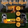 thumbnail image 4 of 9.6FT Large Halloween Inflatable Decorations Skeleton Tombstone Banner, Outdoor Decorations Blow Up Yard Decor with Built-in LEDs for Halloween Holiday Party Outdoor Garden Yard Lawn Decor, 4 of 10