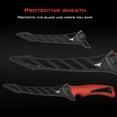 thumbnail image 4 of KastKing Intimidator Fillet Knife with Sharpening Steel, Ultra-Sharp G4116 German Stainless-Steel Blades, Non-Slip Handle, Protective Sheath, 7'' Fillet Knife and Honing Rod, 4 of 8