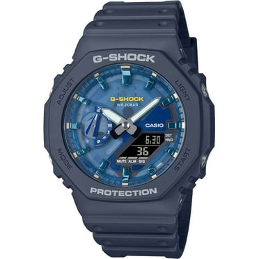 Casio GA-2100AS-2ACR Men's G-Shock Navy Blue Strap Ana-Digi Watch