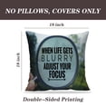 thumbnail image 2 of LALILO Throw Pillow Covers Motivational And Inspirational Quote Cushion Cover 18" x 18", 2 Pack, 2 of 6
