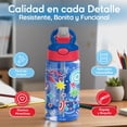 thumbnail image 3 of Termo Botella Agua Infantil Escolar Antiderrames Con Popote Marvel Avengers, 3 of 8