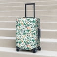 thumbnail image 6 of Susaid Floral In Teal Print Elastic Washable Suitcase Cover with Hidden Zipper, Fits 18-32 Inch Luggage for Protection During Travel-Small, 6 of 7