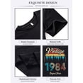 thumbnail image 4 of SLADYGLO Women Vintage 1984 Original Parts Print Crew Neck Short Sleeve T-Shirt, 4 of 7