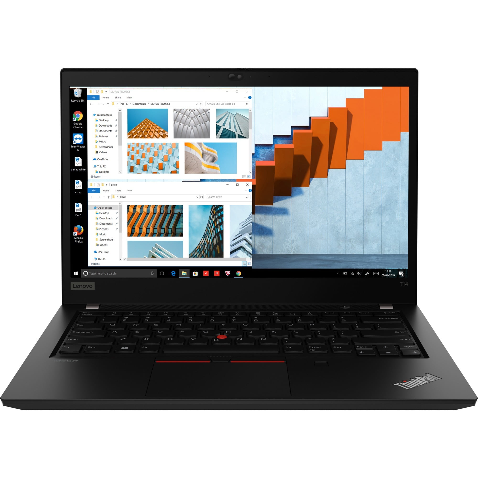 Lenovo ThinkPad T14 Gen 1 20S0002VUS 14" Notebook - Core i7-10610U - 16GB RAM - 512GB SSD - 1920 x 1080 - Intel UHD Graphics - Windows 10 Pro - Black