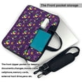 thumbnail image 2 of Lsque Mardi Gras and Donuts Pattern Laptop Bag – Portable & Slim Single-Shoulder Computer Case with Adjustable Strap, Protective, Lightweight for 13”/14”/15.6” Laptops, 2 of 8