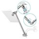 thumbnail image 2 of Adjustment Shower Arm Steel Shower Head Stand User friendly Arm Simple installation Arm Steel Shower Rod for Showering silver movable nut, 2 of 4