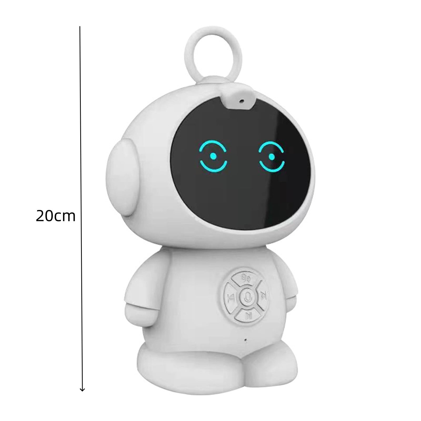 Programmable Mini Robot with Motion Detection - Rechargeable Smart Device Featuring Voice & Gesture Control for Interactive Technology Learning and Home Automation Exploration