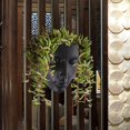 thumbnail image 4 of Pot de Fleurs Mural Décoration Créative pour Extérieur Intérieur Noir, 4 of 9
