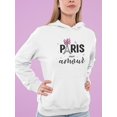thumbnail image 2 of Paris Mon Amour! Hoodie Women -Image by Shutterstock, Female 5X-Large, 2 of 4
