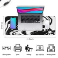 thumbnail image 4 of Elevate Gaming & Office Work with Our Fluid Pattern Large Mouse Mat - Full Desk Coverage, 4 of 7