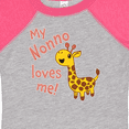 thumbnail image 4 of Inktastic My Nonno Loves Me- Cute Giraffe Boys or Girls Baby Bodysuit, 4 of 5