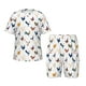 thumbnail image 1 of Balery Various Rooster Conjunto de Pijama Infantil de Manga Corta con Estampado – Ropa de Dormir de Algodón Suave-XX-Large, 1 of 6