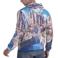 thumbnail image 6 of Rateoe Majestic Fantasy Castle Pattern Mens Hoodie, Pullover Hooded Sweatshirt, Kangaroo Pocket Hoodie Ideal for Daily Wear, Travel and Home-Small, 6 of 7