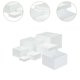 thumbnail image 2 of 7 Pieces Acrylic Cube Display Box Riser Nesting Riser Table Stand Display Stand 5 Sided Buffet Riser Food Riser for Jewelry, 2 of 5