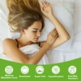 thumbnail image 6 of 2-Pack Queen Size Bamboo Shredded Memory Foam Pillows - Hypoallergenic Bed Pillows for Neck & Head Support, Machine Washable Cover, Cooling Orthopedic Pillow for Side, Back, Stomach Sleepers, 6 of 9