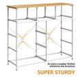 thumbnail image 2 of REAHOME 9 Drawer Steel Frame Bedroom Storage Organizer Dresser, Taupe, 2 of 8