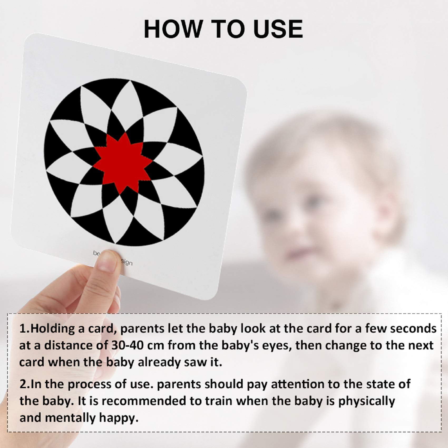 20pcs High Contrast Baby Flash Card, Visual Stimulation Learning Activity  Cards For 12-36 Months, Baby Toys, 20pcs, Baby Gift