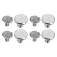 thumbnail image 4 of Book Binding Screw Stud Screw Rivet Fixed Screws Chicago Smoother Surfaces Ledger Nails 120 Sets Color 9X8Mm Flat Head Ledger Pin, 4 of 8