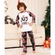 thumbnail image 5 of Conjunto de pijamas a juego para la familia de Navidad 2024, ropa para padre, madre e hijos, atuendos nuevos, mamelucos para bebé, ropa de dormir, pijamas, 5 of 5