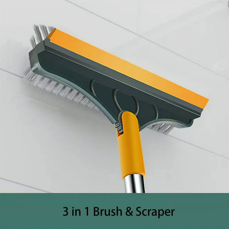 3in1 Cleaning Brush Bathroom Kitchen Floor Scrub Brushes Long