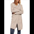 thumbnail image 1 of Abrigo Informal Cómodo de Lana con Solapa para Mujer, Chaqueta Informal de Moda, Abrigo , Ropa de Otoño e Invierno Albaricoque L, 1 of 10
