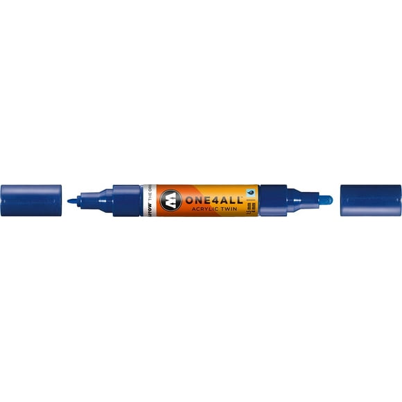Marcador Acrílico Molotow True Blue 1.5 mm/4 mm Twin
