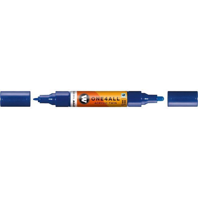 Marcador Acrílico Molotow True Blue 1.5 mm/4 mm Twin