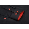 thumbnail image 5 of Alex Vando Mens Dress Shirts Regular Fit Long Sleeve Stretch Business Dress Shirts for Men, 5 of 6
