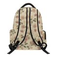 thumbnail image 2 of FUIALDOLG Vintage Watercolor Floral Print School Bag with Waterproof Multi-Pocket Bookbag, Padded Strap 17 Inch Kids School Bag for Travel Elementary School Primary School, 2 of 10