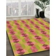 thumbnail image 2 of Ahgly Company Indoor Square Patterned Bee Yellow Area Rugs, 7' Square, 2 of 6